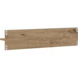 Police Stenska polica s polico 2 pcs Umetni hrast 80 x 11,5 x 18 cm, (5000201572) | Shoptok.si