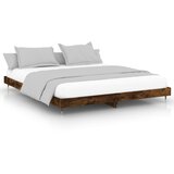  Okvir kreveta bez madraca boja hrasta 200x200 cm drveni | shoptok.hr