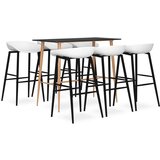 In 7-dijelni barski set crno-bijeli | shoptok.hr