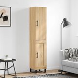 vidaXL Visoka omara sonoma hrast 34,5x34x180 cm inženirski les | Shoptok.si