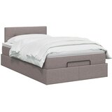  Krevet od pjene s madracem i LED-om Sivosmeđa 120 x 200 cm | shoptok.hr