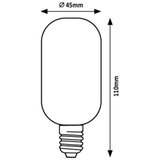 Rabalux 79008 - led filament sijalica T45 E27/4W/230V 3000K | Eponuda.com