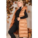 Dewberry Z6757 WOMEN'S VEST-PLAIN TAN | Shoptok.si