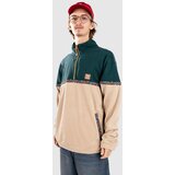 Iriedaily Monte Noe Troyer Half-Zip Pulover iz flisa hunter Cene