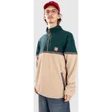 Monte Noe Troyer Half-Zip Pulover iz flisa hunter