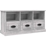 Maison Chic TV omarica - TV enota - Televizijska omarica siva sonoma 100x35x50 cm inženirski les, (21699053) Cene