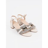 GOODIN White women's sandals with a medium heel | shoptok.hr