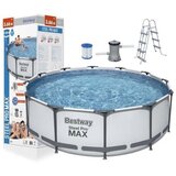 Bestway montažni bazen 366 x 100 cm sa pumpom i ljestvama | shoptok.hr