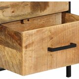  Noćni ormar Smeđa i crna 40 x 35 x 50 cm Čvrsto drvo manga | shoptok.hr