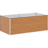  Vrtna visoka greda 195 x 100 x 68 cm Cinkana jeklena, (5000287690) | Shoptok.si
