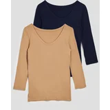 GAP T-shirts with 3/4 sleeves, 2pcs - Women