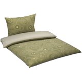 Esposa OBOJESTRANSKA POSTELJNINA 140/200 cm saten olivno zelena | Shoptok.si