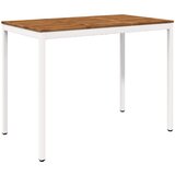 Stol za bar u vrtu Prirodna i bijela 141 x 80,5 x 105 cm | shoptok.hr