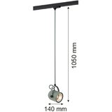  Argon 4313 - Luster za šinski sistem NET 1xE27/15W/230V zelena | Eponuda.com