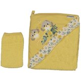  Set Peškir i rukavica za bebe 237820, Žuti Cene
