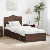  Krevetna konstrukcija Smeđi hrast 70 x 190 cm Konstruirano drvo | shoptok.hr
