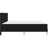  Okvir kreveta s madracem s uzglavljem Crna 180 x 200 cm tkanina | shoptok.hr