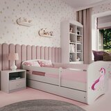 MID.YOU Dječji krevet Dreamy jednorog 160x80 sa madracem s ladicom Bijela | shoptok.hr