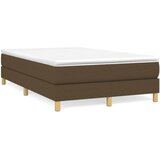  box spring s madracem tamnosmeđi 120 x 190 cm od tkanine | shoptok.hr