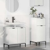 vidaXL Set namještaja za kupaonicu 2 pcs Bijelo 39.5 x 36 x 88 cm Cijene
