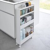 YAMAZAKI Mat bijela željezna kupaonska polica 48x80,5 cm Tower – | shoptok.hr