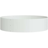  Prsten za saksiju 5 pcs Bijelo 80 x 80 x 20 cm Čelična vrata | shoptok.hr