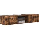 vidaXL TV omarica Dimljeni hrast 150 x 39 x 30 cm Konstruiran les | Shoptok.si