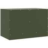 vidaXL TV omarica olivno zelena 67x39x44 cm jeklo | Shoptok.si