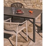 Kave Home Vrtna miza s kamnito mizno ploščo 80x140 cm Anafi – | Shoptok.si