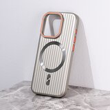  Torbica Magsafe Stripe za iPhone 15 Pro 6.1 siva Cene