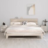 vidaXL noćni ormarići 2 kom bijeli 40x35x44,5 cm od masivne borovine Cijene