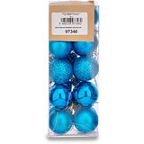  Set božićnih kuglica Ø 3 cm Plava Plastika (12 kom.) | shoptok.hr
