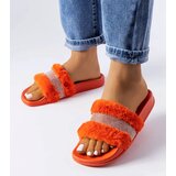 Gemre Orange flip-flops with rhinestones Carrito Cijene