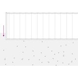  Ograda oko Travnjaka 20 m x 15 cm Pocinčani čelik Srebrna | shoptok.hr