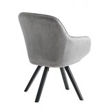 Olimp Sport Fotelja baršunasto siva sa crnim nogama | ePonuda.com