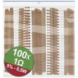 Quadrios 22P107 komplet ugljenoslojnih otpora 1 Ω aksijalno ožičen 0.5 W 5 % 1 Set Cijene