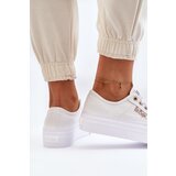 Lee Cooper White Women's Platform Sneakers | Shoptok.si