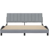 vidaXL okvir kreveta bez madraca svjetlosivi 180x200 cm od tkanine | shoptok.hr