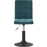 vidaXL Vrtljivi jedilni stoli 6 kosov moder žamet, (20942758) | Shoptok.si