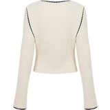NOCTURNE Pulover crna / prljavo bijela | shoptok.hr