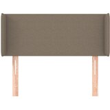  Uzglavlje s ušima smeđesivo 103x16x78/88 cm od tkanine | shoptok.hr