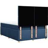 vidaXL Krevet s oprugama i madracem plavi 140 x 190 cm od tkanine | shoptok.hr