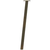  Noge za konzolno mizico 4 kosi naravno jeklo 72 cm jeklo | Shoptok.si