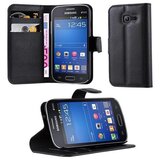 Cadorabo Ohišje, združljivo z Samsung Galaxy STAR PRO v oksidna črna - Zaščitni ovitek z magnetnim zapiranjem, stoječo funkcijo in režo za kartice, (20550937) | Shoptok.si
