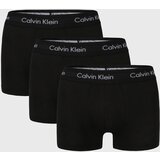 Calvin Klein Boksarice COTTON STRECH LOW RISE TRUNK X 3 Črna cene