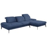 Stylife KOTNA SEDEŽNA GARNITURA, tkanina modra | Shoptok.si