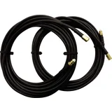 Wittenberg-antene 2 x LTE / GSM / UMTS kabel FME vtičnica na vtič FME 10 m 10 m antenski kabel FME-vtičnica\, FME-vtič 103073, (20411326)