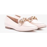 Gemre Beige loafers with chain Segarra Cene