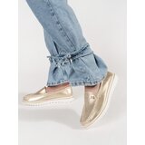 GOODIN Gold loafers made of natural leather | shoptok.hr