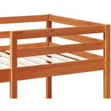  Okvir kreveta na kat bez madraca smeđi 75x190 cm od borovine | Eponuda.com